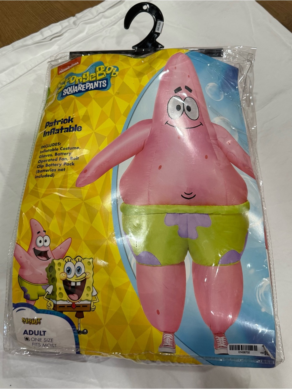 Nickelodeon Patrick Inflatable Costume - Pink & Green